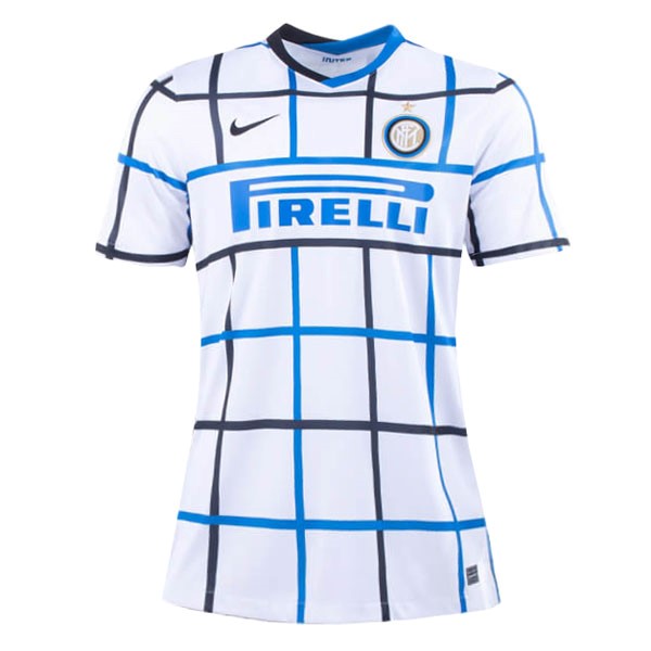 Camiseta Inter Milan Segunda equipo Mujer 2020-2021 Blanco
